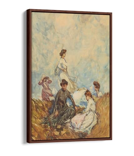 Toile Frances Hodgkins The Hilltop pour créer une ambiance brocante chic au salon