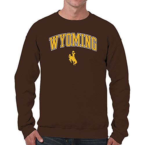 Image of NCAA College Sweatshirt Fleece Crewneck Pullover for Men and Women | Officially licensed NCAA college gameday crewneck pullover - 9 oz fleece lined sweatshirt with arch and logo design