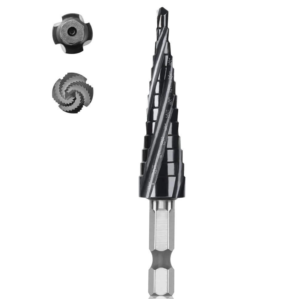 Jnchdghwa As Shown 3-13Mm Hex Shank Hss Co M35 Cobalt Step Drill Bits For Stainless Steel Iron Drilling