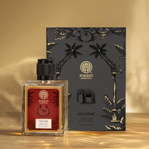Image of Cologne - Musk, Lime & Patchouli | Long Lasting & Sophisticated scent | With Skin Nourishing Ingredients (Pack of 2)