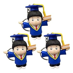 Holibanna 3pcs Key Chain Car Gadgets Trendy Gifts Car Key Fob Car Key Ring Pvc Charm