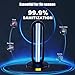 Dailytop UV Light Sanitizer with Ozone,Ultraviolet Light Sanitizer for Room,UVO Lamp with Remote Control,Home Disinfection Device,15/30/60 Minutes Timer
