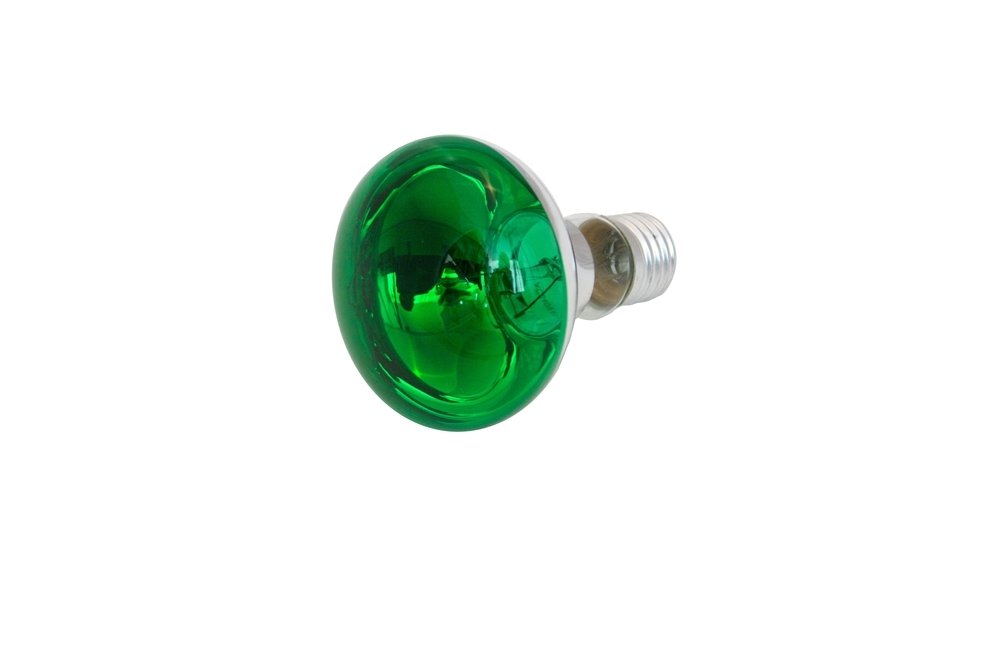 3 unidades R80 Foco 230 V 40 W E27 para órgano de luz verde, lila y naranja, bombillas de repuesto, efecto de luz