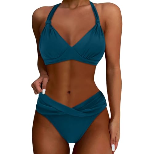 Bikinis Mujer Push Up Elegante Cruzadas Tops Traje De Baño Dos Piezas Sujetador Y Braguitas Ajustable Bañador De Baño Talla Grande Swimsuit Brasileños Biqunis