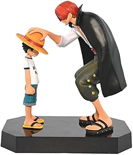 Lipeed Anime One Piece Shanks Luffy Action Figure Ornaments Anime Figure Toys Japanese Anime Figure Model Collectible Figures Gifts for Fans