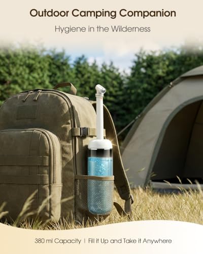 Image of Portable Bidet for Travel & Camping - Manual Squeeze Peri Bottle Handheld | 3 Leak-Proof Seals | BPA-Free | Feminine Hygiene Care | Postpartum | Extendable Sprayer with Nozzle | for Men&Women-Black
