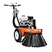 Asphalt Kingdom Rotary Broom with Rotation Hydraulic Drive | Power Sweeper for Concrete Cleaning Industrial, Commercial Floor Cleaner â€“ Versatile, Heavy-Duty, Lightweight and Durable (Rotary Drive)
