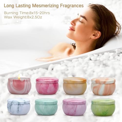 Velas Aromáticas Perfumadas de Regalos para Mujeres,8 Piezas Juegos de Vela Cera de Soja 100% Natural,Regalo de Día de la Madre,Cumpleaños,Aniversario,San Valentín,Navidad,Boda - imagen 13
