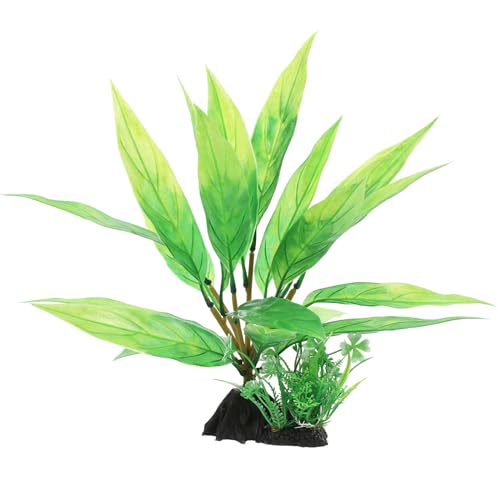 BESPORTBLE Chic Decorative Fish Bowl Plant Lifelike Faux Plant Replacement for Aquarium Decor