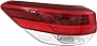 Evan-Fischer Tail Light Assembly Compatible with 2017-2019 Toyota Highlander Outer Driver Side