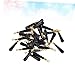 Toddmomy 100pcs Rolling Head Fishing Drift Float Connector for Small Split Ring Lightweight Compact Fishing Tackle