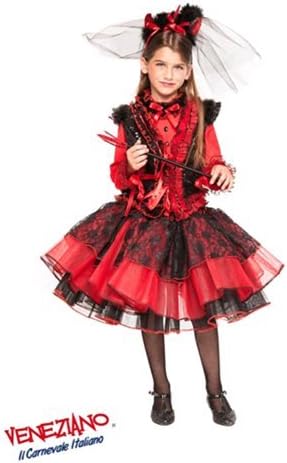 VENEZIANO Costume Vestito Abito Travestimento Carnevale Bambina Diavoletta  Prestige Baby 28042 Anni 03 Multicolor : Amazon.it: Sport e tempo libero