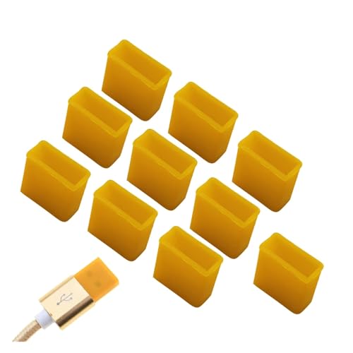 Cubierta protectora de silicona flexible Zovloer para asegurar 12 conectores USB macho