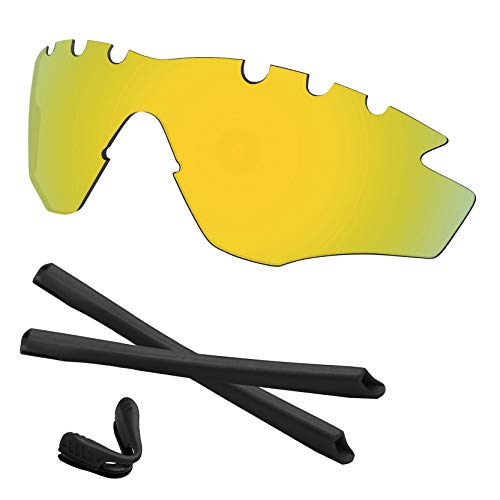 Image of M2 Frame XL Lenses & Rubber Kits Replacement for Oakley Sunglass OO9343 Polarized
