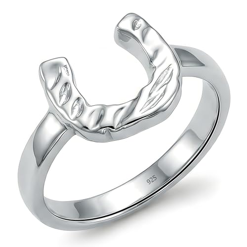 Image of TRUESILVER ACPL 925 Sterling Silver Rings Lightweight High Polish Silver Ring for Women Wedding Engagement Statement Jewelry