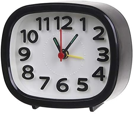 Miniatura 2 de Reloj despertador analógico para dormitorios, reloj despertador digital para niños, reloj despertador silencioso de pared, reloj de pared, reloj