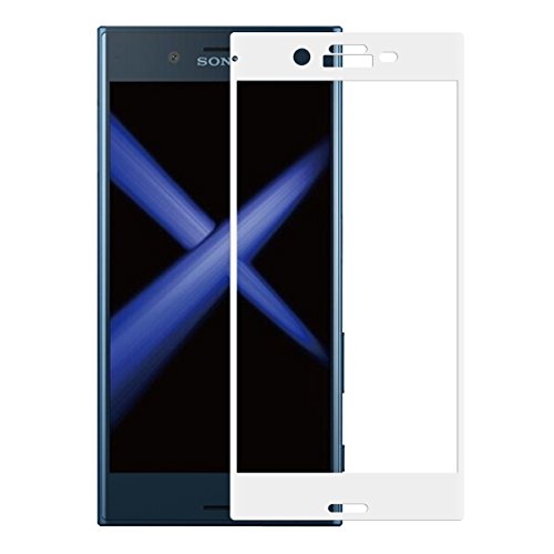 【Cavor】 ソニー Sony Xperia XZ / XZs対応 Xperia XZ SO-01J/SOV34/601SO ケース Xperia XZs SO-03J/SOV35/602SO 強化ガラス 互換性厚いプレミアム強化ガラススクリーンプロテクターLCD保護 液晶保護フィルム 【全面保護】 厚さ0.33㎜ 硬度9H 気泡ゼロ ガラス飛散防止 指紋防止高精細 表裏面保護 耐衝撃 互換性厚いプレミアム強化ガラススクリーンプロテクターLCD保護「ホワイト」