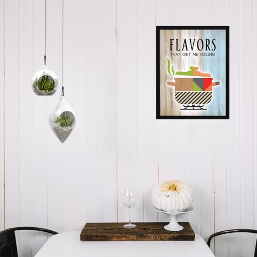 Image of Chaka Chaundh - Kitchen Posters for Wall - Kitchen posters framed - Dining quotes wall frames - Posters for kitchens quotess decor - Food quotes wall hanging (sou)