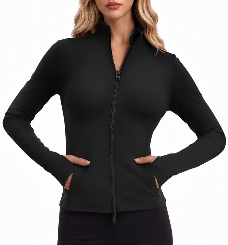 DLOODA Womens Workout Jacket