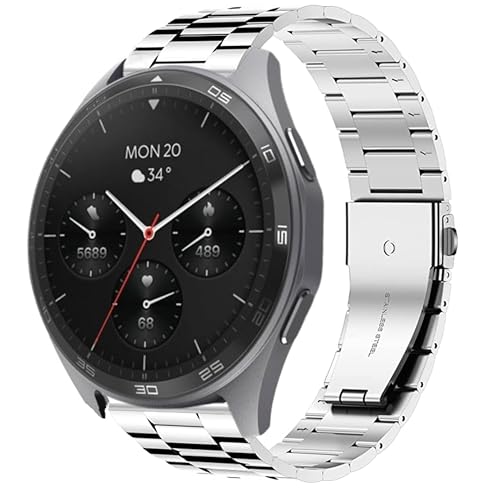 Bracelet 22mm acier inoxydable montre Hama 7010 6010 6910 classic