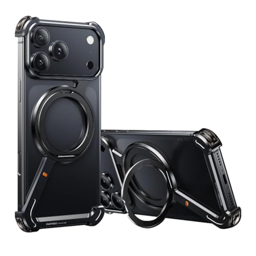 For IPhone 17 Air/17 Pro/17 Pro Maxp^P[XA}Olbg]OX^hJo[At[XMA~^[O[hیP[X,17pro max,Black