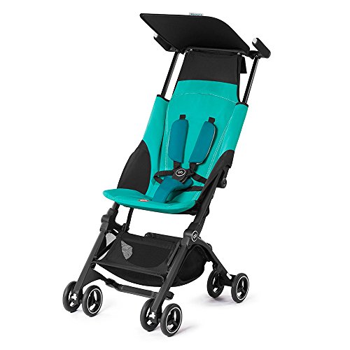 GB GOLD Pockit+ Passeggino, Compatto, da 6 Mesi fino a 17 kg, circa 4 Anni, Capri Blue