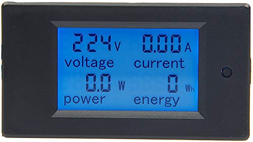 Image of AC Voltmeter Ammeter Digital Multimeter Voltage Ampere Meter Panel AC 80-260V 110v 220v 20A Electrical Volt Current Power Energy Monitor Tester Gauge with LCD Display & Built-in Shunt