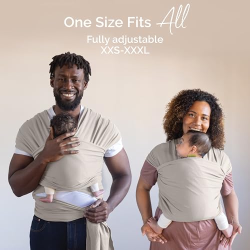 image for Boba Baby Wrap Carrier – Original Baby Sling Carrier for Newborns (7