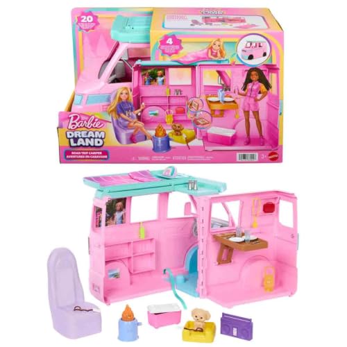 Barbie Dream Land Road Trip Ensemble de Jeu pour Camping-Car