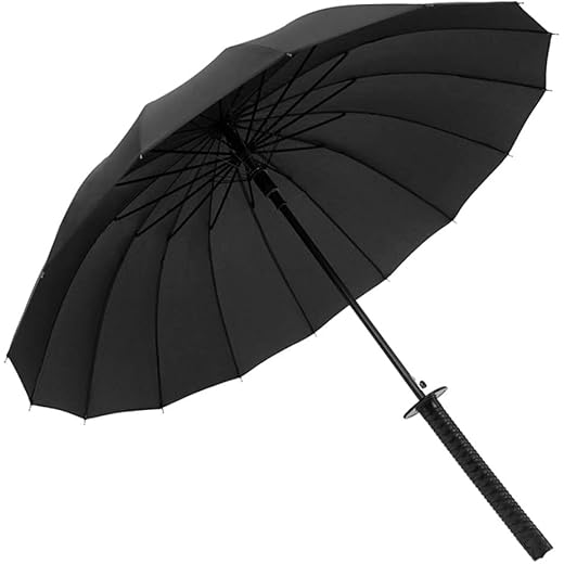 Best windbreaker umbrella DAKOUCHI Creative Samurai Handle Umbrella