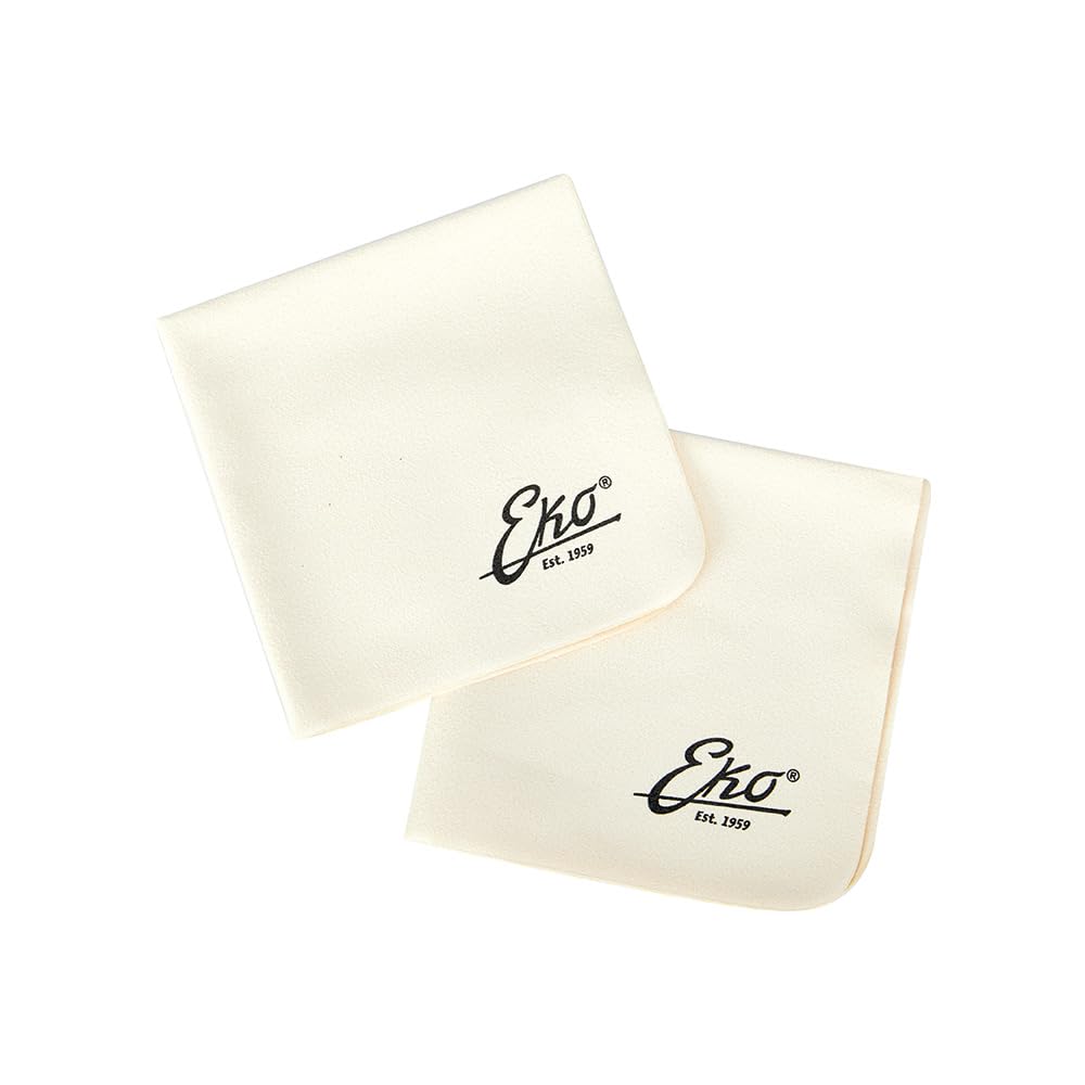 EKO GUITARS - Polish and Maintenance Kit, per Pulizia e Cura della Chitarra, 3 Spray 50 ml per Tastiera, Corde e Corpo, 2 Panni Microfibra Inclusi