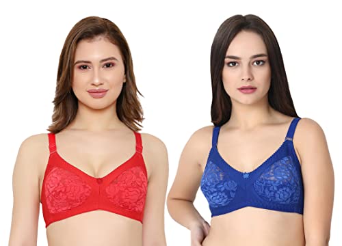 Image of Women Net Non-Padded Wire Free Regular Bra