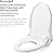 Brondell LE99 Bidet Toilet Seat, Fits Elongated Toilets, Electric Bidet with Remote, Warm Air Dryer, Strong Wash Mode, Stainless-Steel Nozzle, Saved User Settings & Easy Installation