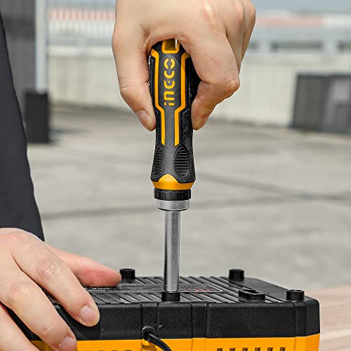 Image of INGCO AKISD0808 8 Pcs ratchet screwdriver set AKISD0808 (1 Set)