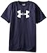 Under Armour Boys' Tech Big Logo Short Sleeve T-Shirt, Midnight Navy/White, Youth X-Large