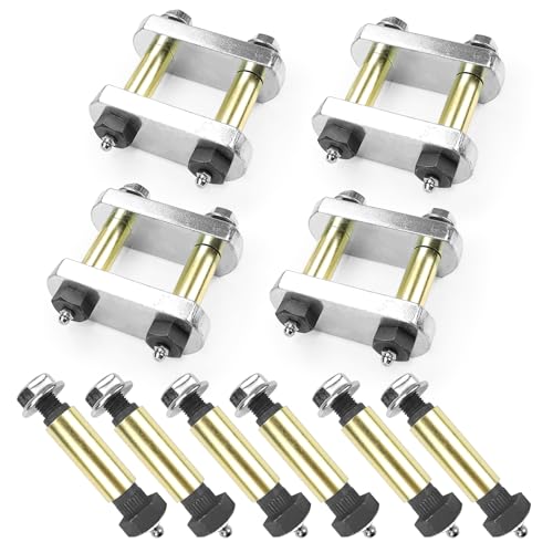 FEXON UO12-016 Heavy Duty Shackle Upgrade Kit For CRE3000 Stock and Equaflex 2.25' Shackles Tandem Axle Truck/Trailers Suspension Set