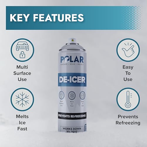 image for Polar Specialist Coatings Polar Windshield De-Icer Spray 2 x 17oz - Me