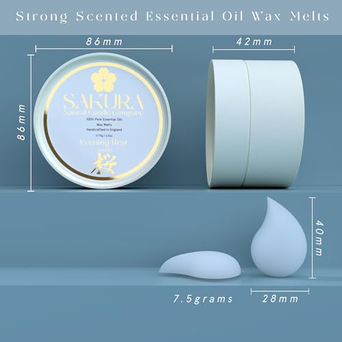 Deep Sleep & Relaxation Handmade Wax Melts - Evening Rest Essential Oil Aromatherapy with Lavender, Bergamot, and Lemongrass - Natural Soy & Rapeseed Wax - 10 Pack Gift Set - Image 6