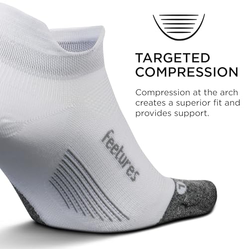 Image of Feetures Elite Light Cushion Mini Crew Sock - Sport Sock with Targeted Compression