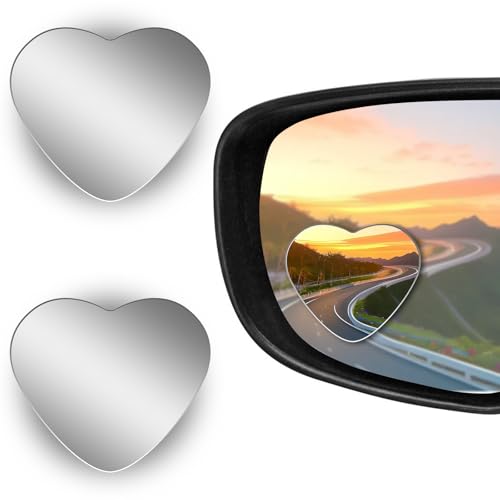 2Pack Herzförmig Blindspot Spiegel Auto, 360°Drehbares Pendelverstellbares Toter Winkel HD-Glass Universal für PKW, SUV, LKW Verkehrssicherhei für 5,29 EUR (-5%) statt 5,59 EUR bei amazon.de Bild: 2Pack Herzförmig Blindspot Spiegel Auto, 360°Drehbares Pendelverstellbares Toter Winkel HD-Glass Universal für PKW, SUV, LKW Verkehrssicherhei für 5,29 EUR (-5%) statt 5,59 EUR bei amazon.de