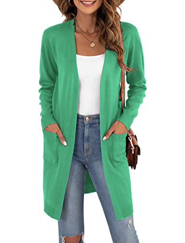 Image of VIISHOW Women's Classic Cardigans Long Sleeve Open Front Casual Knit Cardigan Sweaters Coat Soft Outwear