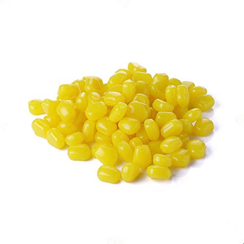 SXYL 400pcs Simulation Fake Soft Baits Corn Carp Fishing Lures Floating Baits with Nice Scent