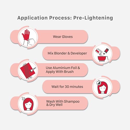 Image of Streax Hair Colour Highlight Kit | Crimson Red - Pack of 1 | Enriched With Walnut & Argan Oil | For Women | Rich, Vibrant, Easy to Use, DIY Application