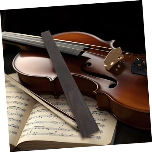 Abaodam 2Pcs Violino Fingerboard Tail Lift Madeira Ébano