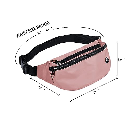 Image of Fanny Packs for Men and Women, Water-Repellent Sports Waist Pack Bag for Travel Hiking Running Hands-free
