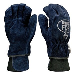 Firefighters Gloves, L, Cowhide Lthr, PR
