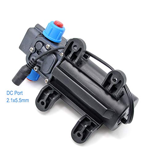 DC12V 145PSI Self-priming Bypass Garden Misting Pump for Fogging Misting System Agricultural Irrigation Sprayer Sprinkler System Fluid Transfer