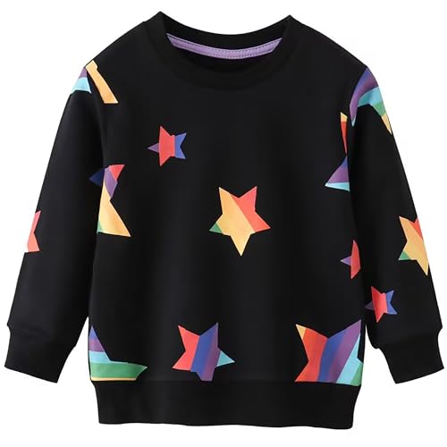 AMIYAN Toddler Boys Sweatshirts Cotton Long Sleeve Pullover Girls