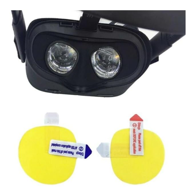 Careflection 4Pcs Vr Lens Protector Lens Film for Oculus Rift S Oculus Quest