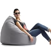 No-Filler Bean Bag Chair Cover for Living Room and Bedroom